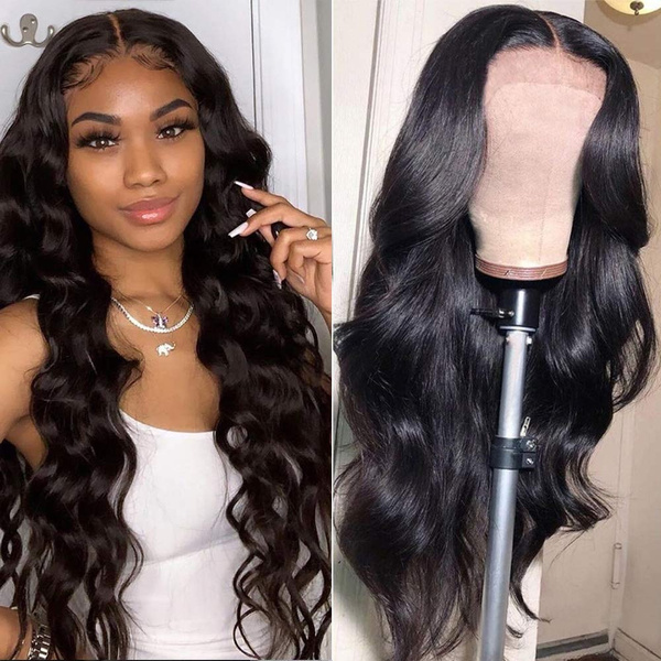 150 Density Brazilian Body Wave Lace Front Wigs Human Hair Glueless Lace Front Human Hair 360 Wigs For Women Black Pre Plucked Unprocessed Virgin