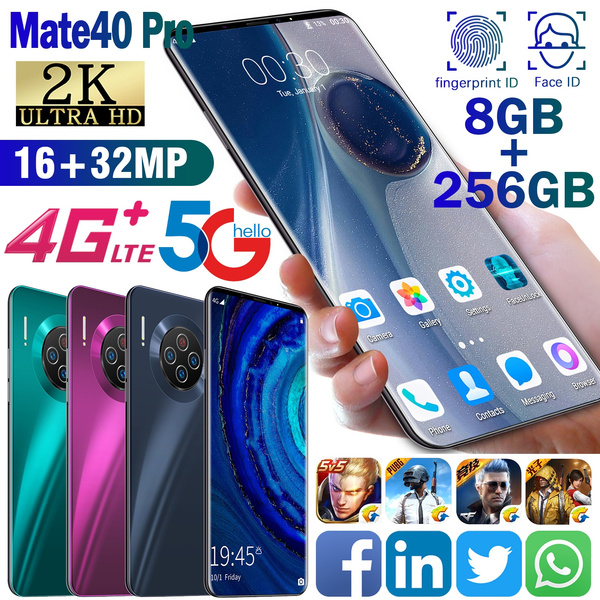 New Huawei Smartphone Mate 40 With 4g 5g Network Unlocked Mobile Phone With Dual Sim Cards Support T Card 8gb Ram 256gb Rom Ten Core Wish