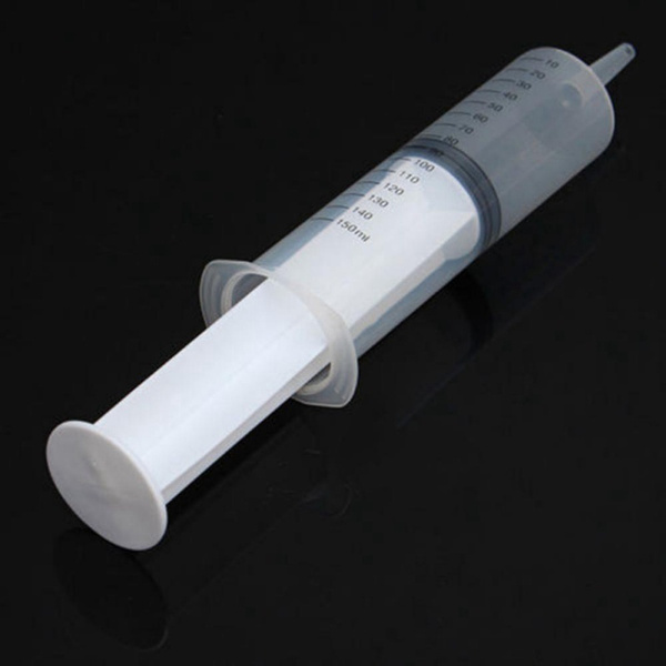 100ml 150ml Reusable Liquid Plus Water Plastic Needle Tube