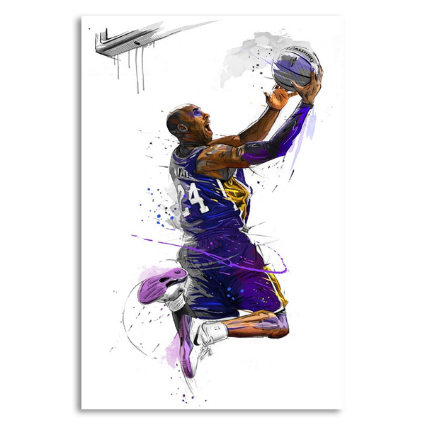 Kobe Bryant “Mamba Mentality” 30 x 40 Canvas / Unframed