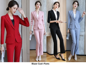 Blues, womentrouserssuit, women pants suit, Office