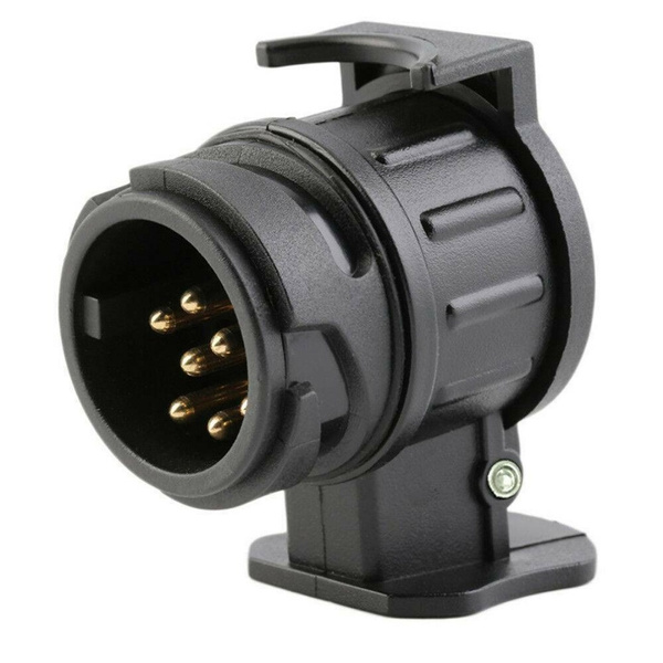 Trailer Truck 13 to7 Pin Socket Electric Towing Converter Tow Bar Plug