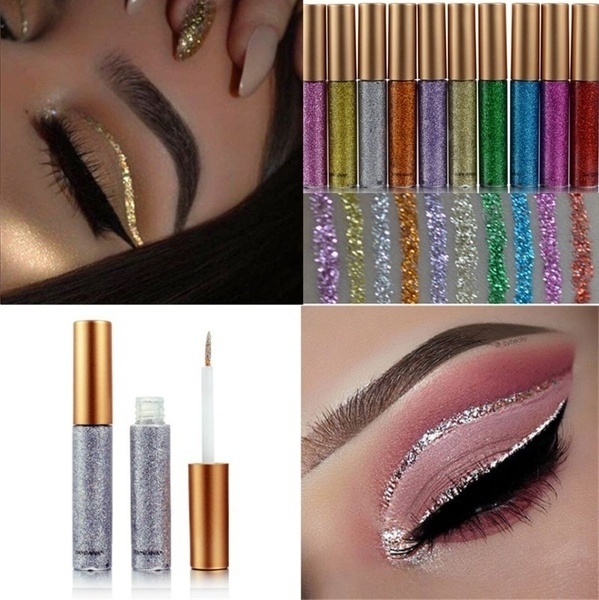 silver liquid eyeshadow