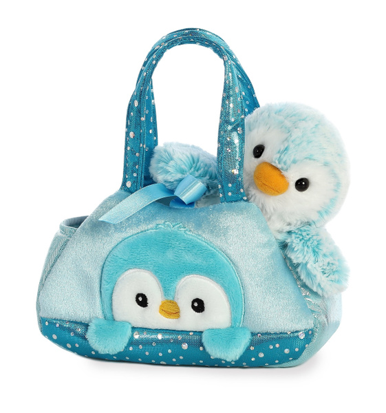 Owl Aurora Stuffed Animal Fun Toy Play 7" Fancy Pals Pet Carrier Peek-A-Boo 