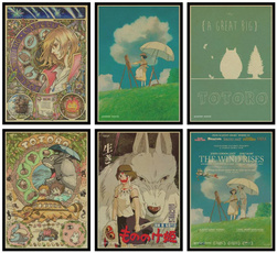 Home & Kitchen, Decor, posters & prints, hayaomiyazakiposter