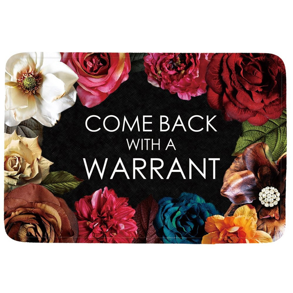 Flower Doormat Welcome Mats For Front Door Mat Non Slip Mats