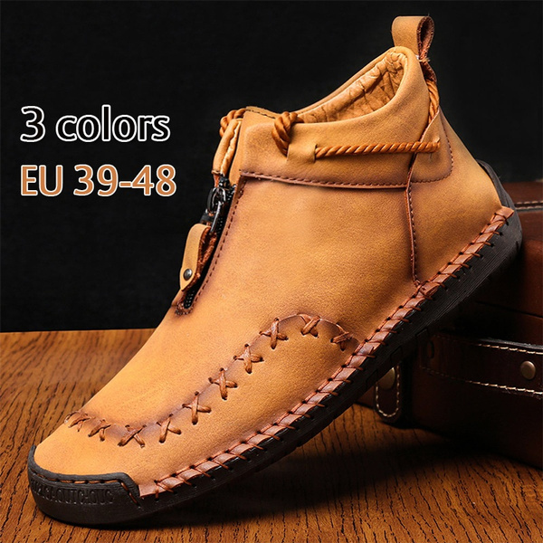 Driver Zipper Boots - Brown