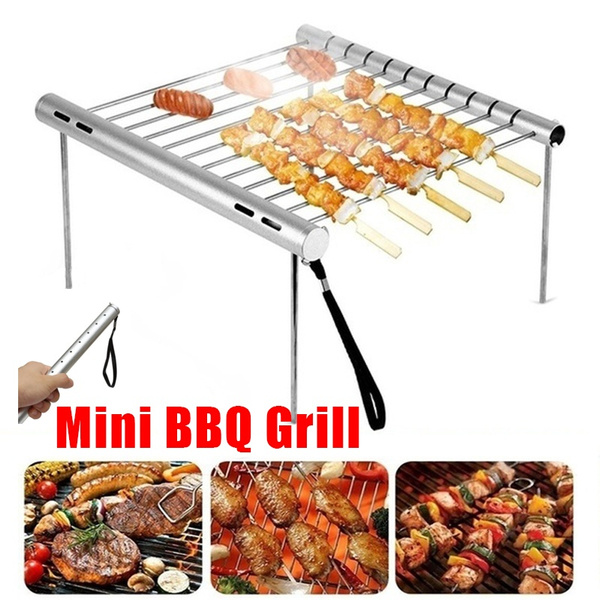Portable BBQ Grill Cooking Camping Outdoor Grilling Accessories
