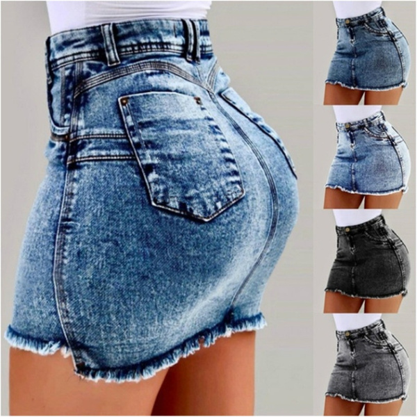 wish denim skirts