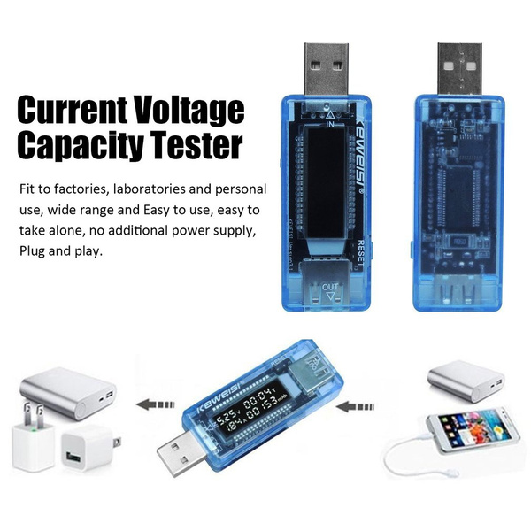 Current Voltage Capacity Tester USB Volt Power Bank Capacity Doctor Meter. 