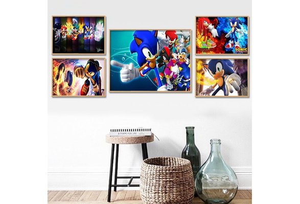 Painting Wall Decoration Sonic Sprite From the Video Game -  Norway