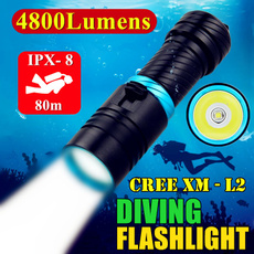 Flashlight, underwater, divelight, led