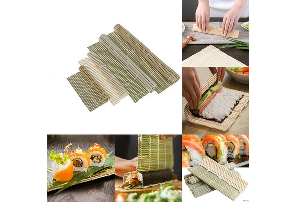 Delicate Rolling Roller Bamboo Mat Maker Spoon DIY Japanes Food Sushi tools Jx 