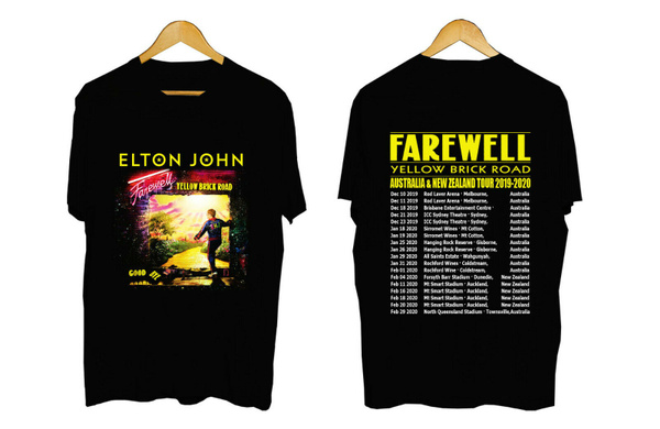 Elton John Farewell Tour Yellow Brick Road Tshirt - Peanutstee