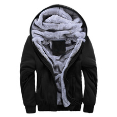 Thicken, Men's Hoodies & Sweatshirts, velvet, Winter