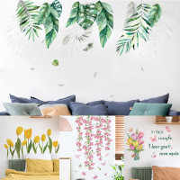 Diy Sunflower Wall Stickers Glass Decoration Posters Pvc For Living Room Bedroom Flower Wall Decals Bathroom Decor Wish