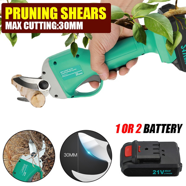 Hedge Trimmer Tools Kkmoon Cordless Electric Pruner 21v 30mm 88vf Pruning Shear Efficient Fruit 0931