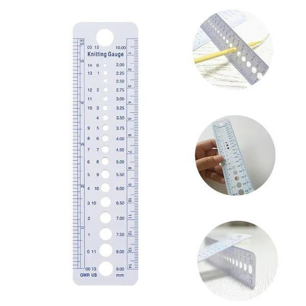 Sweater Needle Tool Set Measurement 1PC Hand-Sewing Sweater Pin Ruler Ruler BB 