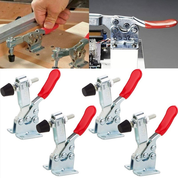 BNYZWOT Hand Tool Toggle Clamp Quick-Release Horizontal Clamp GH-201 6Pcs 