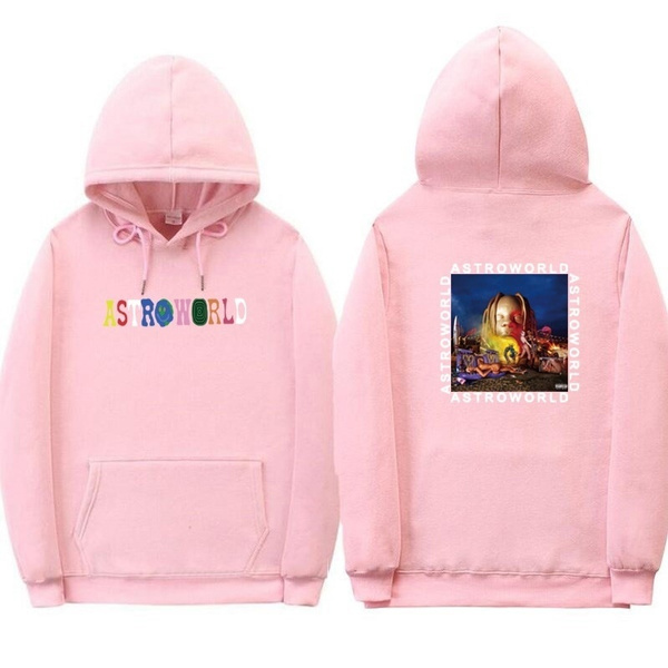 travis scott pink hoodie