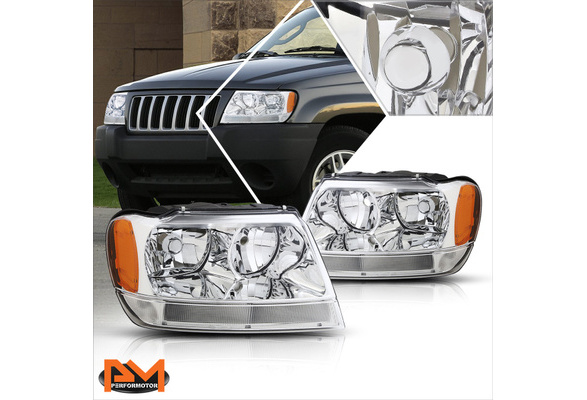 Headlight Assembly Compatible with Jeep Grand Cherokee WJ 99