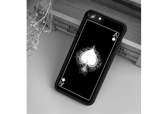 Ace Of Spade Playing Card Hard Protective Phone Case for iPhone 11 Pro Max 6 7 8 Plus X XR XS MAX and Samsung