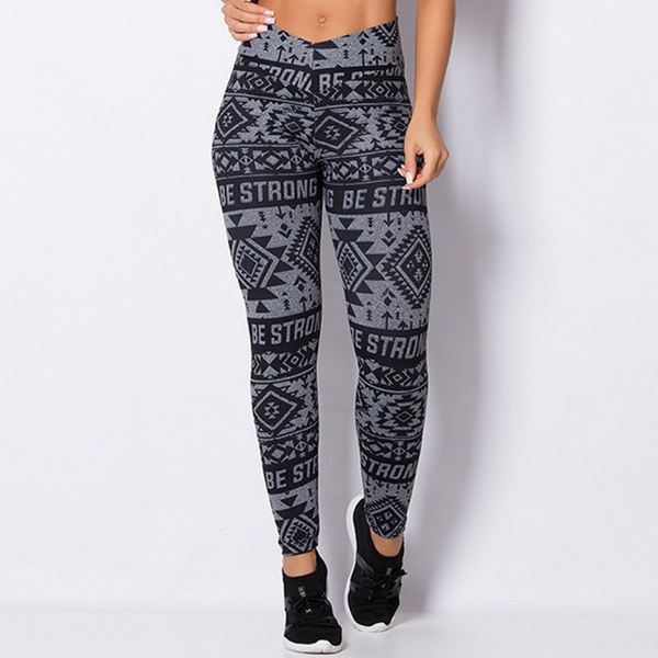 Waist Leggings Stretch Polyester Fall 