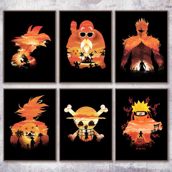 Anime Canvas Wall Art Naruto Dragon Ball One Piece Kids Room Decor ▻   ▻ Free Shipping ▻ Up to 70% OFF