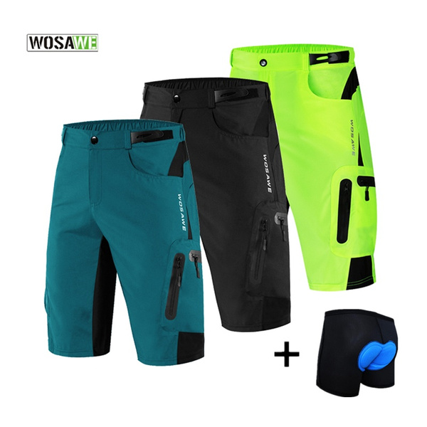 loose fit padded cycling shorts