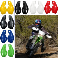 GOOFIT 7/8" Handlebar Hand Brush Guards Protector Handguards - White For Motocross, Dirt Bike, ATV