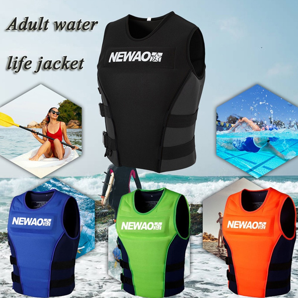Adult Water Sports Life Jacket Lifesaving Buoyancy Vest Motorboat