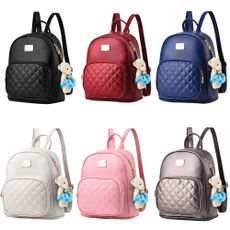 School, leather, school bags for girl, Backpacks