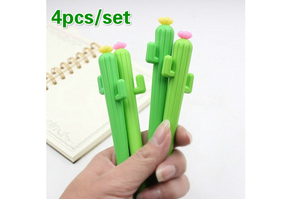 Cute Cactus Design Gel Pen Writing Pen Office School Supplies 2020 Gift M8G1