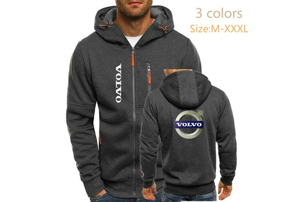 2019 NEW VOLVO Hoodie Men Jacket Full Sweatshirts warm Coat 