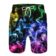 Summer, Beach Shorts, 3dpant, Colorful