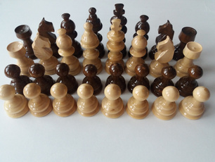 Beautiful, King, woodenchesspiece, Chess