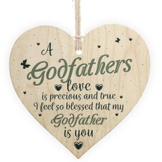 Heart, Love, godfather, Wooden