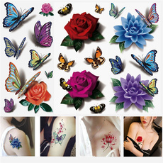 butterfly, art, Waterproof, Tattoo sticker
