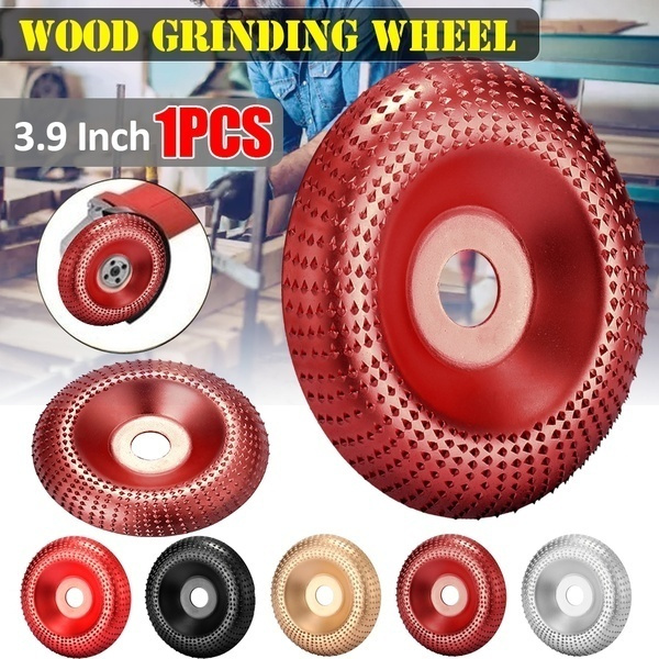 Wood Angle Grinding Wheel Tungsten Carbide Sanding Disc Carving Rotary Tool 