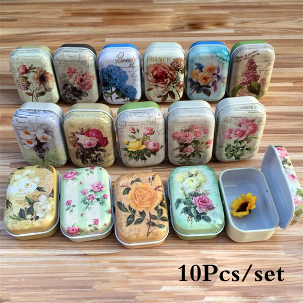 Decorative on sale tin boxes