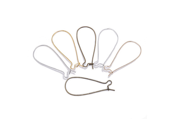 CW-1894C-I-115X Earring Hooks 28x17mm 30 Pieces Raw Brass Earring Wire