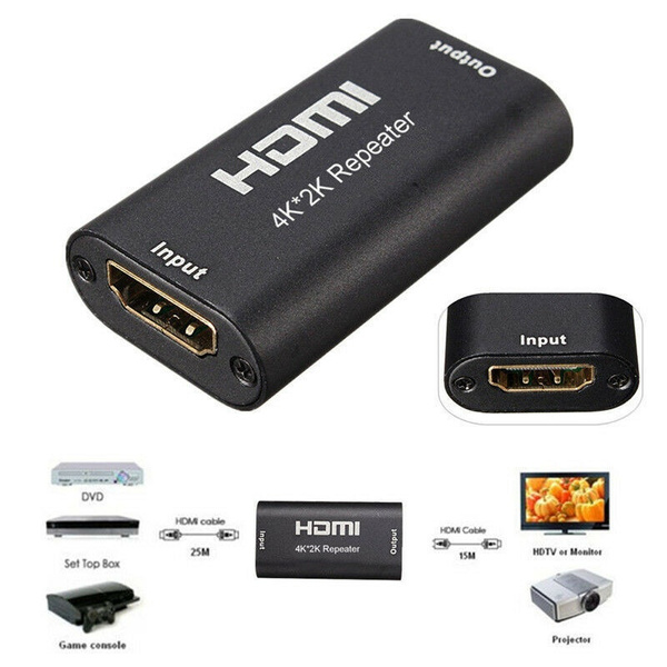 Mini 4K*2K HDMI Extender Repeater 3D HDMI Adapter Signal 4.95Gbps Over Signal HDTV AH131+ HDMI Extender |