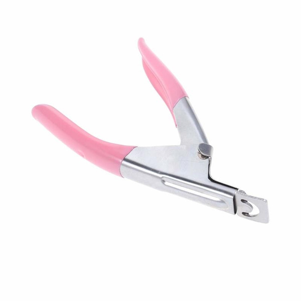 Acrylic Nail Clipper False Nail Cutter Professional Fake Nail Clippers Nail  Tip Trimmer for Artificial Nail Art Manicure Tools Clip Tool(Pink) -  Walmart.com
