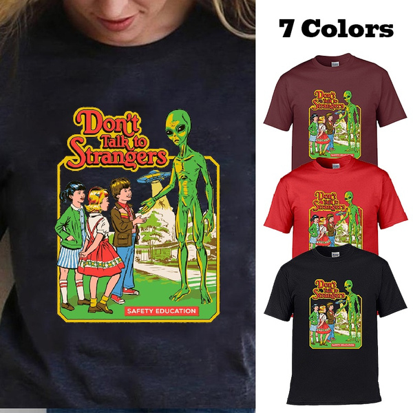 Donot Talk Strangers Summer Casual Tops 