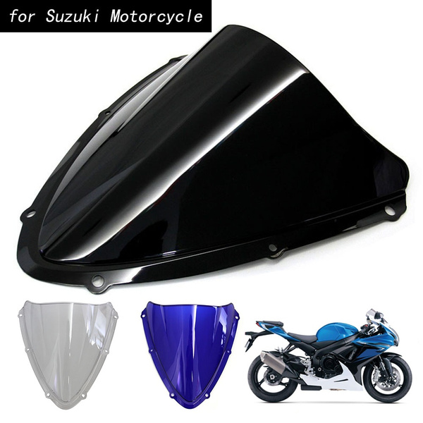 Motorcycle Windshield Double Bubble Windscreen Wind Deflector For ...