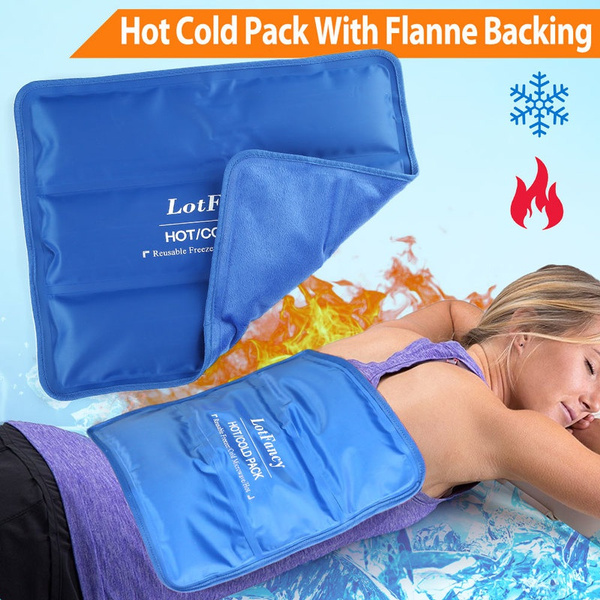 LotFancy Cold Pack for Therapy, Reusable Large Ice Pack for Injuries, Hot  Cold Therapy Gel Pad