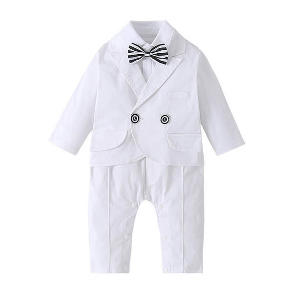 infant boy white suit