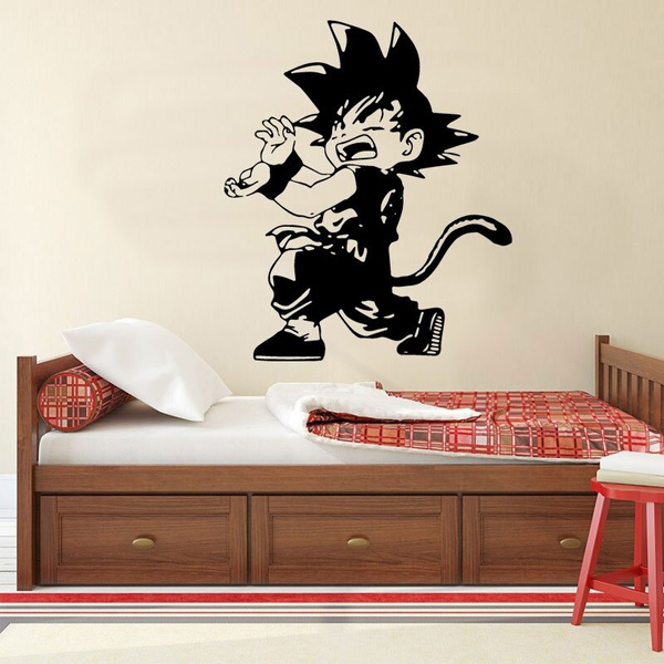 Dragon Ball Z Goku Fight wall decals stickers mural home decor for