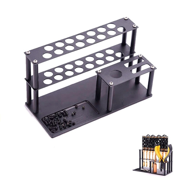 RC Metal Screwdriver Tool Holder Wrench Storage Rack Base for TRX-4 SCX10 RC Car 