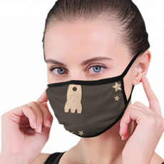 earloopmask, Star, blackmask, safetymask